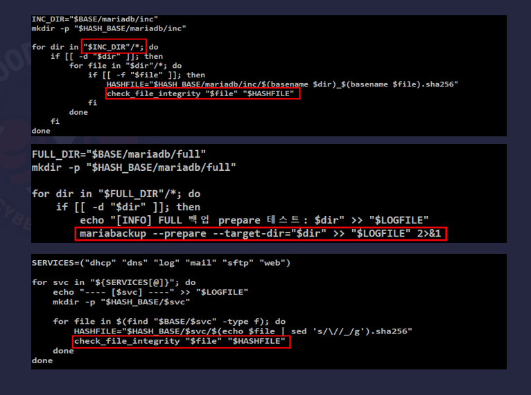 Integrity Check Script